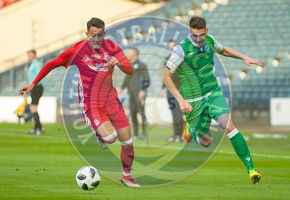 Scottish FA Youth Cup Final Aberdeen FC vs Hibernian Fc, Hampden