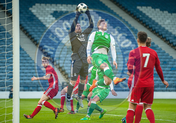 Scottish FA Youth Cup Final Aberdeen FC vs Hibernian Fc, Hampden