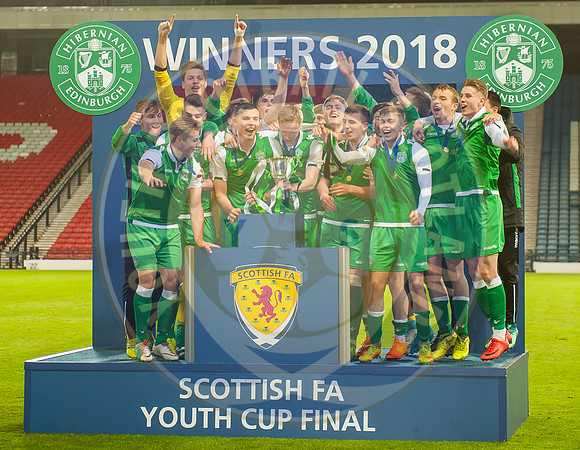 Scottish FA Youth Cup Final Aberdeen FC vs Hibernian Fc, Hampden