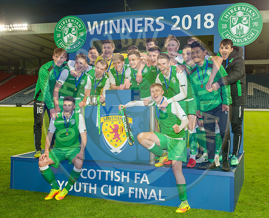 Scottish FA Youth Cup Final Aberdeen FC vs Hibernian Fc, Hampden