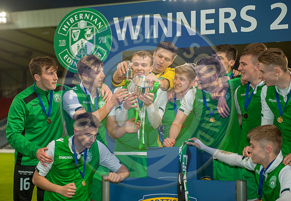 Scottish FA Youth Cup Final Aberdeen FC vs Hibernian Fc, Hampden