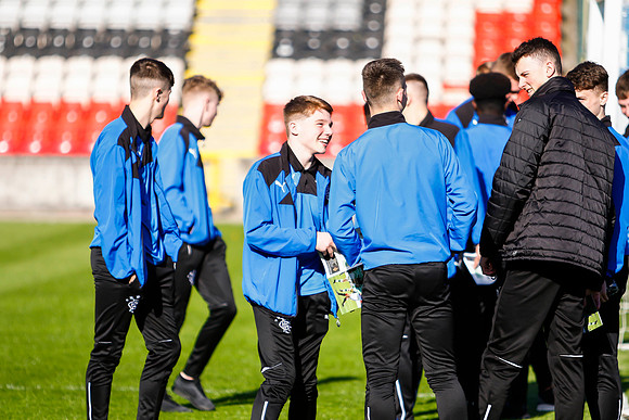 Glasgow Cup Final Celtic FC Vs Rangers FC (U17s), Firhill Stadiu