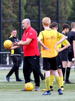 Mike Phelan visits Blantyre SA