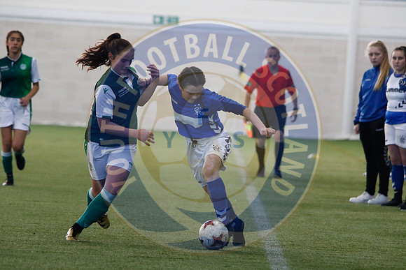 Scottish Womens Football U15s Youth Cup Final - Rangers vs Hiber