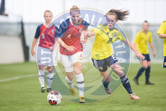 23/03/19 Scotland U17 Girl's v Norway U17 Girl's - UEFA Elite Round