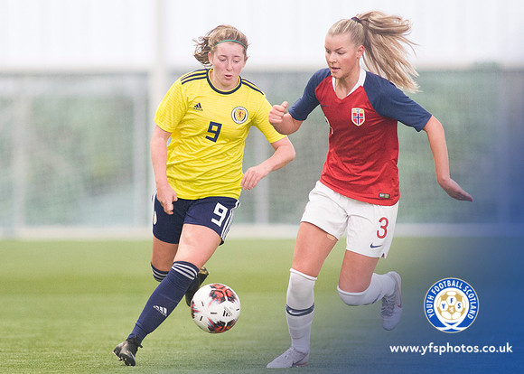 23/03/19 Scotland U17 Girl's v Norway U17 Girl's - UEFA Elite Round