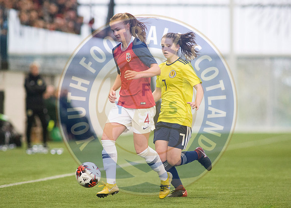 23/03/19 Scotland U17 Girl's v Norway U17 Girl's - UEFA Elite Round