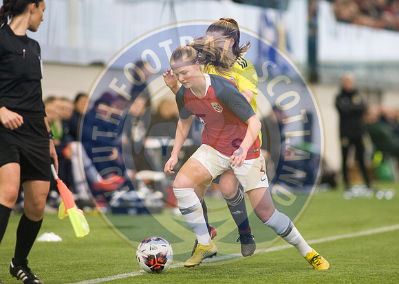 23/03/19 Scotland U17 Girl's v Norway U17 Girl's - UEFA Elite Round
