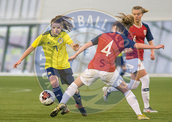 23/03/19 Scotland U17 Girl's v Norway U17 Girl's - UEFA Elite Round