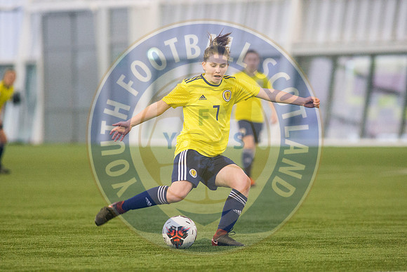 23/03/19 Scotland U17 Girl's v Norway U17 Girl's - UEFA Elite Round