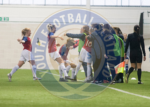 23/03/19 Scotland U17 Girl's v Norway U17 Girl's - UEFA Elite Round