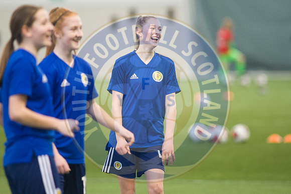 23/03/19 Scotland U17 Girl's v Norway U17 Girl's - UEFA Elite Round