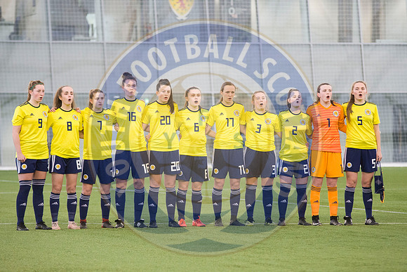 23/03/19 Scotland U17 Girl's v Norway U17 Girl's - UEFA Elite Round