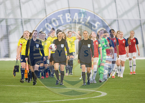 23/03/19 Scotland U17 Girl's v Norway U17 Girl's - UEFA Elite Round